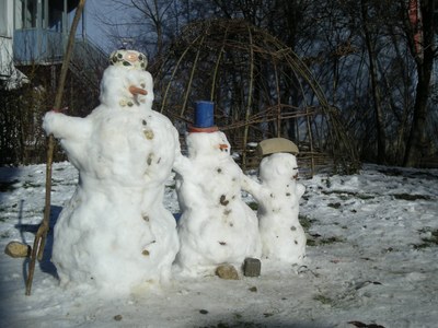 Der erste Tag nach den Weihnachtsferien im Waldorfkindergarten Langwied