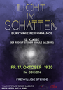 Licht im Schatten - EURYTHMIE PERFORMANCE der 12.KLASSE, DIESEN Freitag, 17.Oktober um 19:30Uhr im Odeion