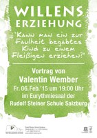 Öffentlicher Vortrag Valentin Wember am Freitag, 6.Februar um 19 Uhr